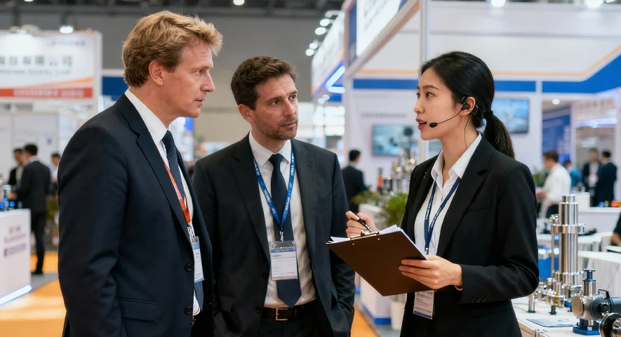 Exhibition interpreter at Canton Fair